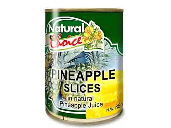 CANNED PINEAPPLE CHUNKS IN NATURAL JUICE 30 OZ.