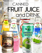 Fruit Juice and other beverages in can and bottle.