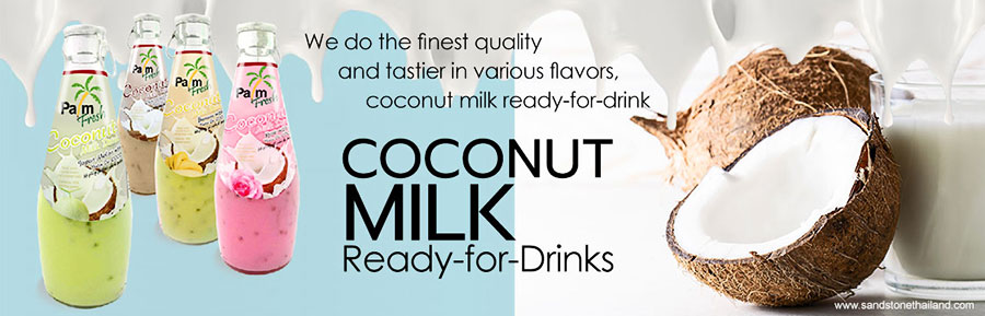 Coconut Milk Ready-for-Drinks in a variety of taste and flavors