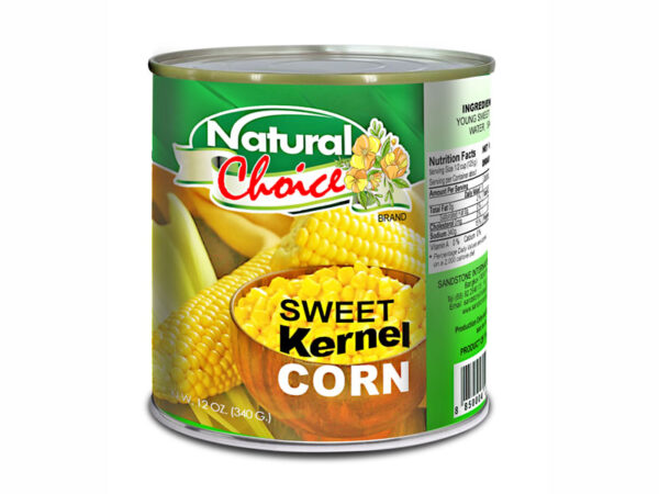 CANNED SWEET KERNEL CORN VACUUM PACK  12 OZ.