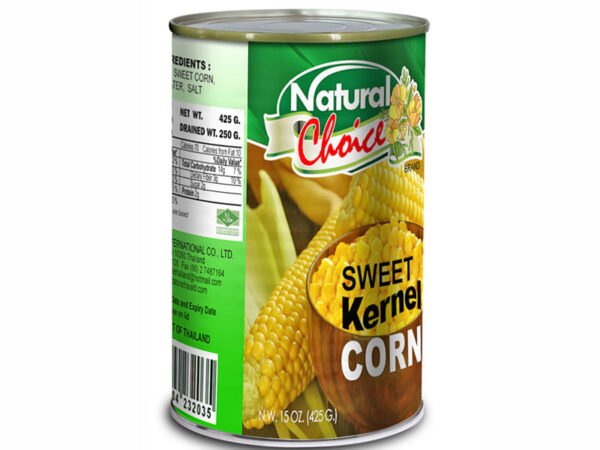 CANNED SWEET KERNEL CORN IN BRINE 15 OZ.
