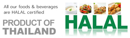 HALAL FOODS are certified.