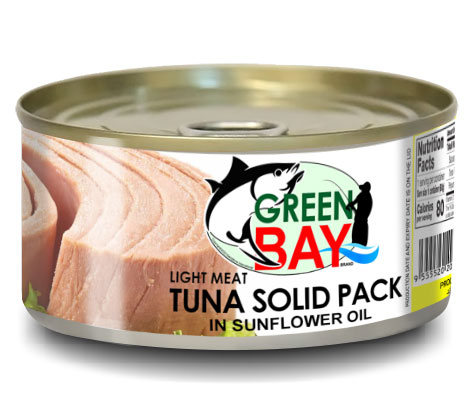 GREEN BAY Canned Tuna Solid in VO