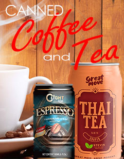 Canned Coffee and Milk Tea