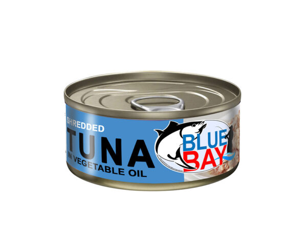 CANNED TUNA SHREDED IN VEGETABLE OIL 160 G.